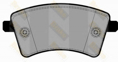 BRAKE ENGINEERING pa1797 -  Комплект тормозных колодок, дисковый тормоз
